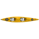 Tandem kayak WAVESPORT HORIZON 160T - CORETOUR + RUDDER