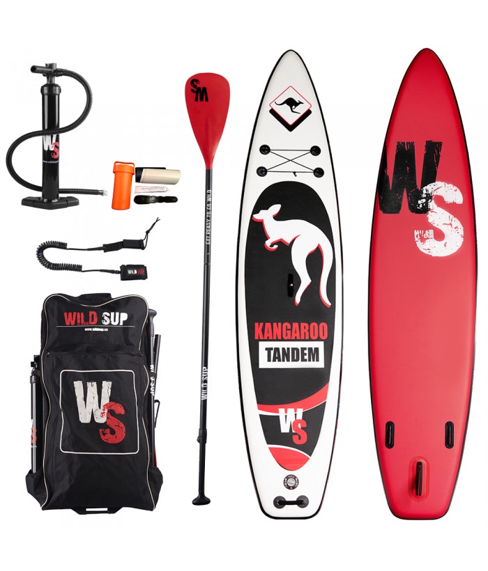 Inflatable SUP board set WILDSUP KANDAROO TANDEM 12.9