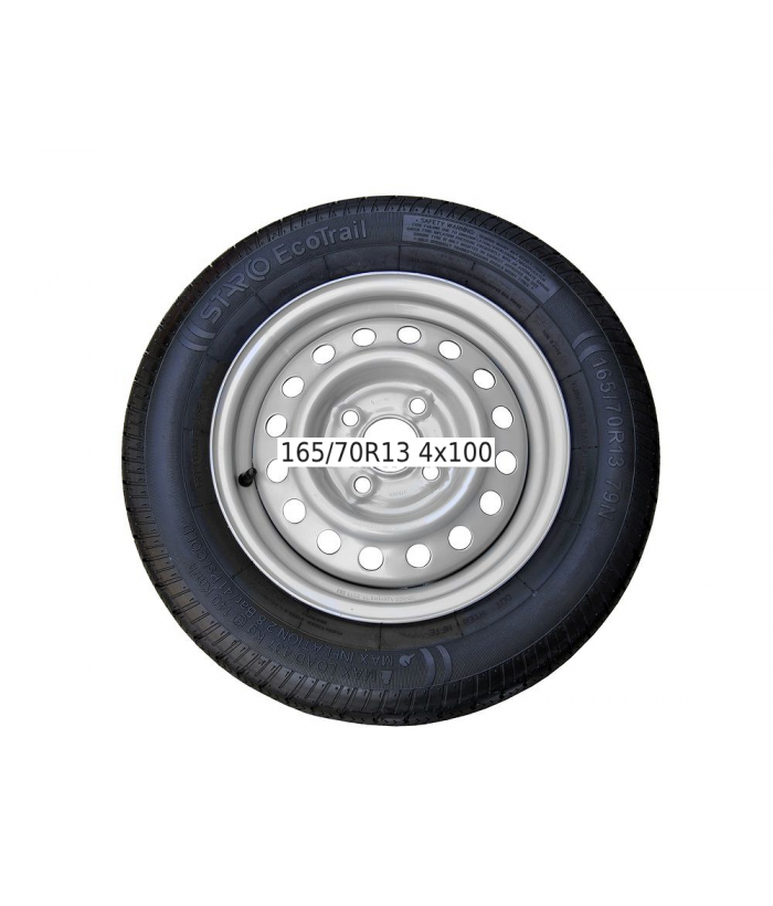 Atsarginis ratas priekabai 165/70 R13 4x100