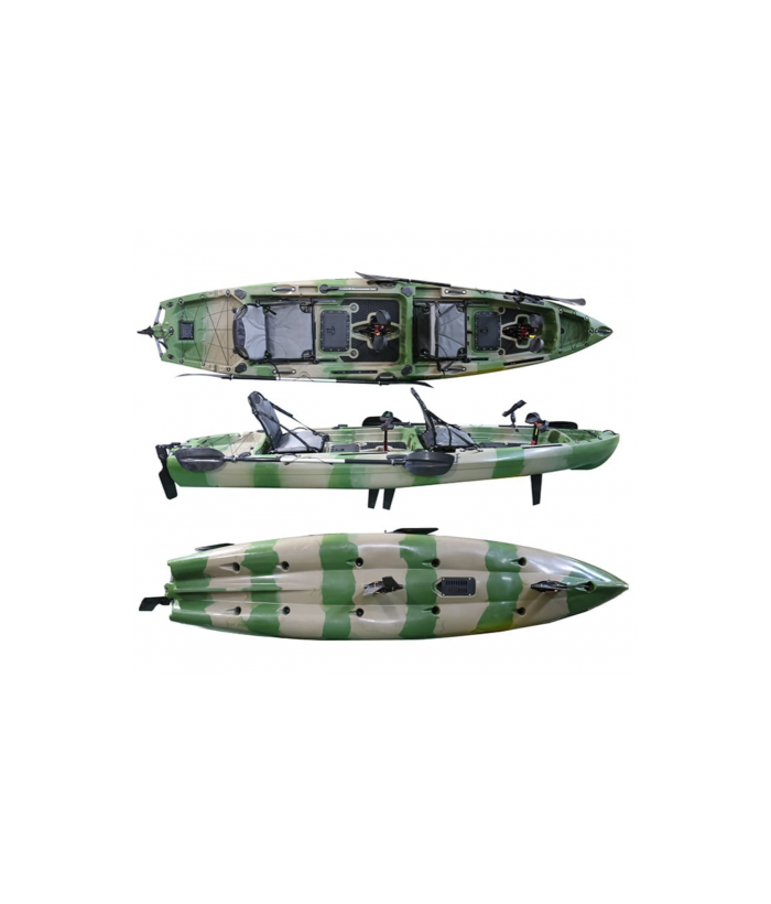 Divvietīgs makšķernieku kajaks AMBER CARP TANDEM 13.5