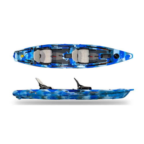 Tandem fishing kayak FEELFREE LURE TANDEM - OVERDRIVE READY