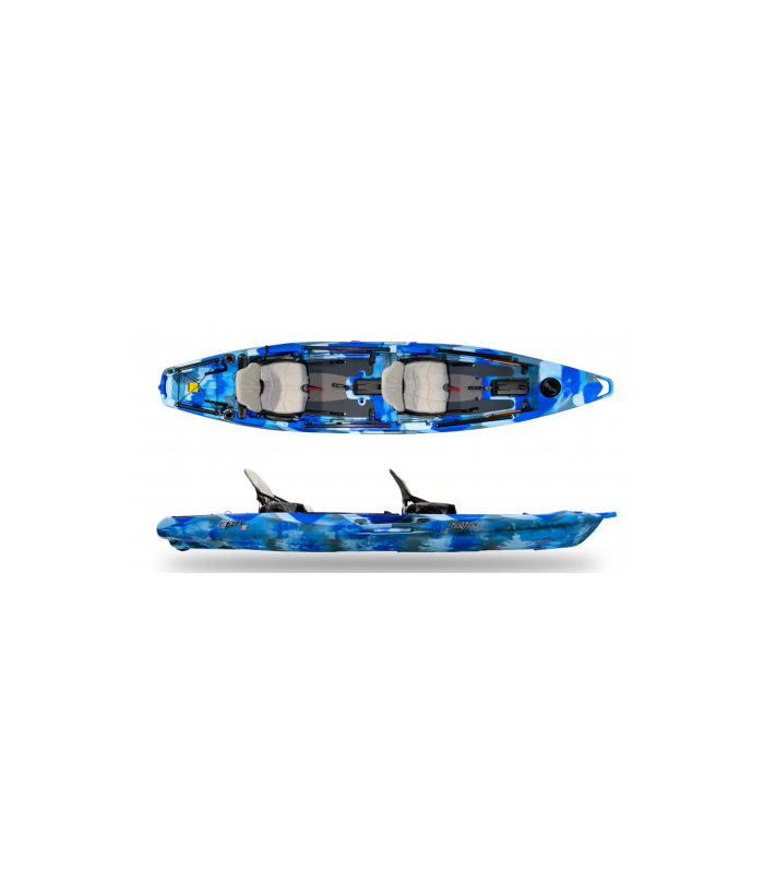 Divvietīgs makšķerēšanas kajaks FEELFREE LURE TANDEM - OVERDRIVE READY