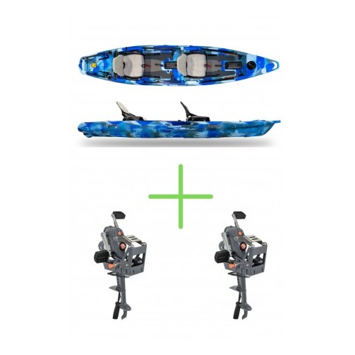 Tandem fishing kayak FEELFREE LURE TANDEM - OVERDRIVE PEDAL