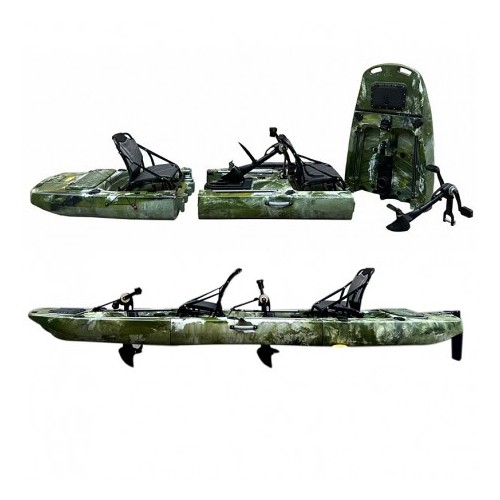 Saliekams moduļu makšķerēšanas kajaks AMBER BANJO 14.0