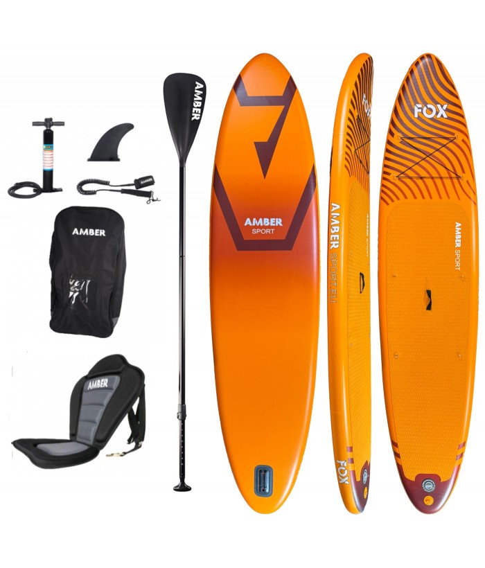 Inflatable SUP board set AMBER FOX 12.1 LITE WS