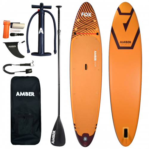 Inflatable SUP board set AMBER FOX 12.4