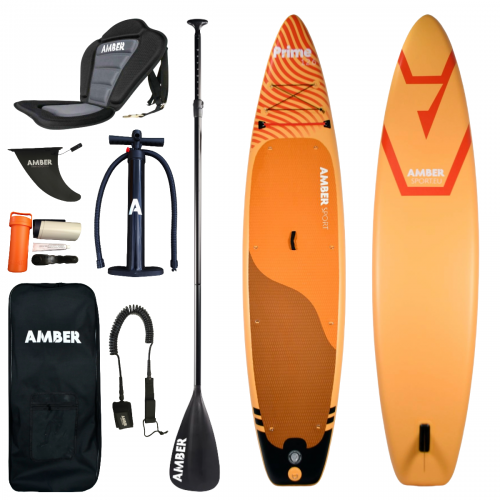 Piepūšams SUP dēļa komplekts AMBER PRIME 12.6 V2