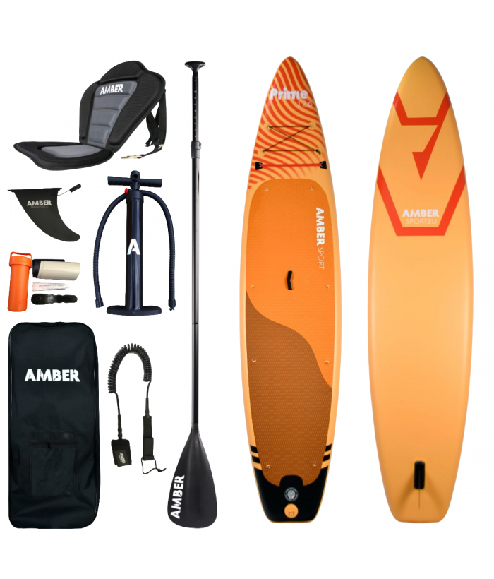Piepūšams SUP dēļa komplekts AMBER PRIME 12.6 V2