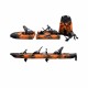 Modular fishing kayaks AMBER BANJO 14.0