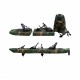 Modular fishing kayaks AMBER BANJO 14.0