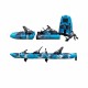 Modular fishing kayaks AMBER BANJO 14.0