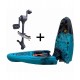 One seated modular fishing kayak AMBER KORA 10.8