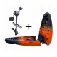 One seated modular fishing kayak AMBER KORA 10.8