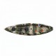 Solo fishing SOT kayak AMBER BAIT COMFORT