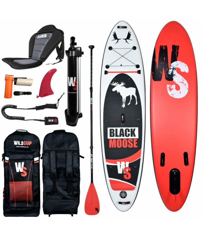 Piepūšams SUP dēlis WILDSUP BLACK MOOSE 10.6 V2 WS