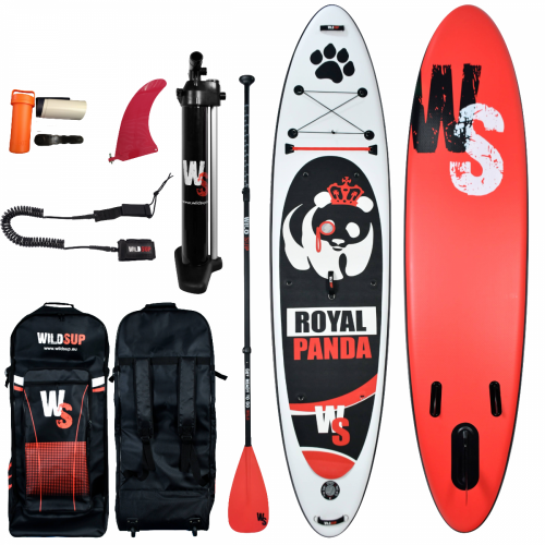 Piepūšams SUP dēlis WILDSUP ROYAL PANDA 11.3 V2