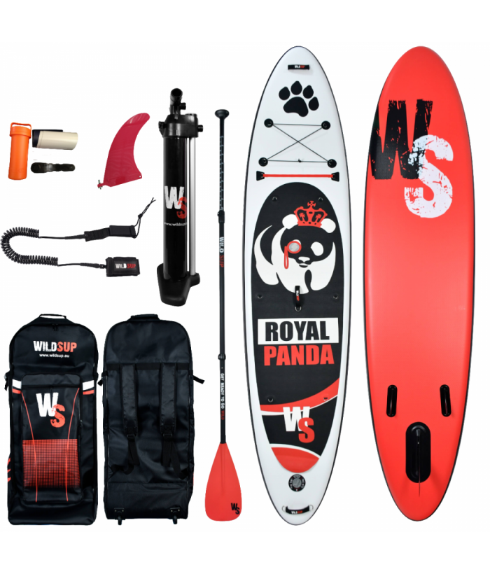 Piepūšams SUP dēlis WILDSUP ROYAL PANDA 11.3 V2