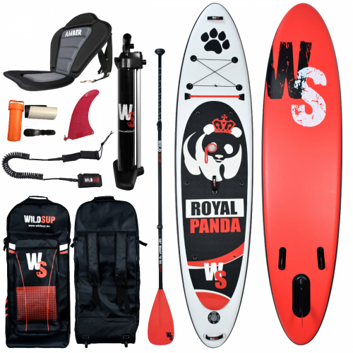 Piepūšams SUP dēlis WILDSUP ROYAL PANDA 11.3 V2 WS