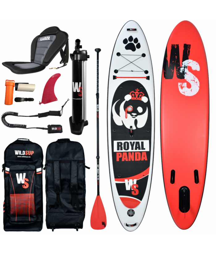Piepūšams SUP dēlis WILDSUP ROYAL PANDA 11.3 V2 WS