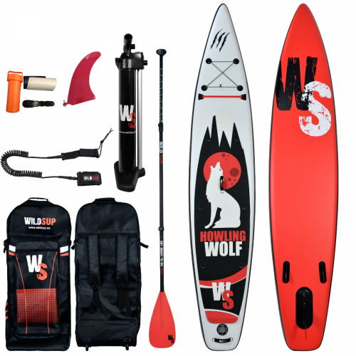 Piepūšams SUP dēlis WILDSUP HOWLING WOLF 12.3 V2