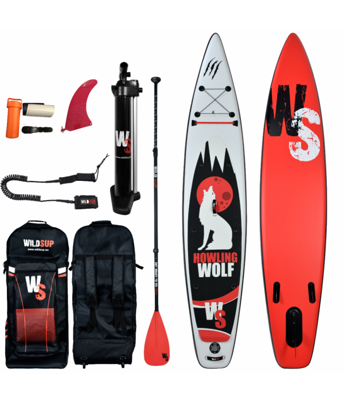 Piepūšams SUP dēlis WILDSUP HOWLING WOLF 12.3 V2