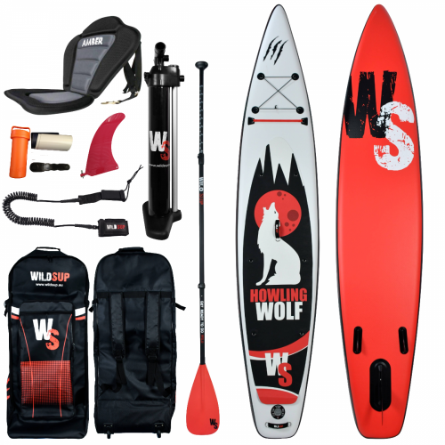 Piepūšams SUP dēlis WILDSUP HOWLING WOLF 12.3 V2 WS