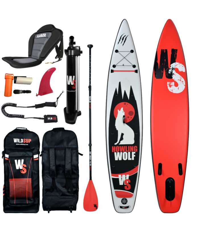 Piepūšams SUP dēlis WILDSUP HOWLING WOLF 12.3 V2 WS