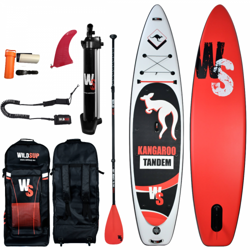 Piepūšams SUP dēlis WILDSUP KANGAROO TANDEM 12.9 V2