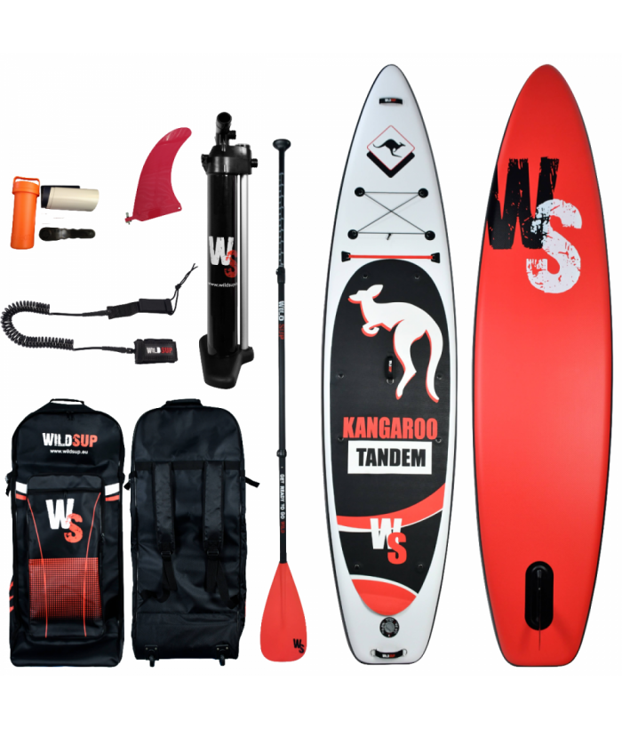 Piepūšams SUP dēlis WILDSUP KANGAROO TANDEM 12.9 V2