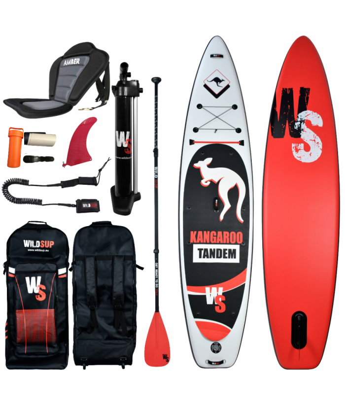Piepūšams SUP dēlis WILDSUP KANGAROO TANDEM 12.9 V2 WS