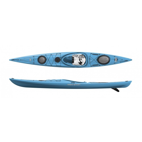 Vienvietīgs kajaks WAVESPORT HYDRA 145 LV CORETOUR