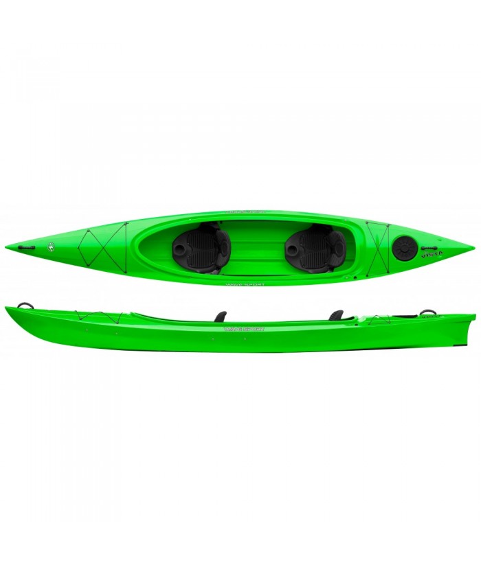 Divvietīgs kajaks WAVESPORT VISTA BLACKOUT