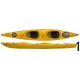 Divvietīgs kajaks WAVESPORT HORIZON 160T - BLACKOUT  ar stūri
