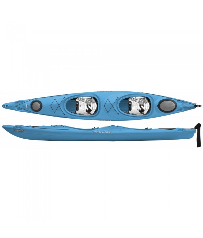 Divvietīgs kajaks WAVESPORT HORIZON 160T - CORETOUR  ar stūri