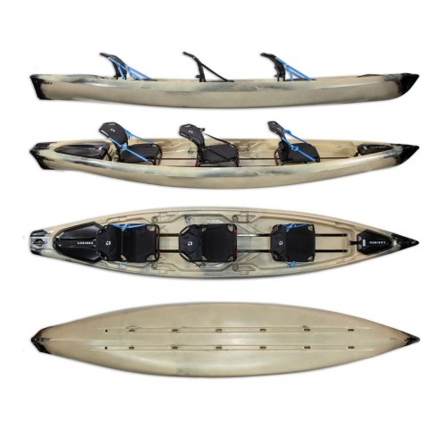 Hybrid Sit On Top kayak CARIBOU ANTIA 490