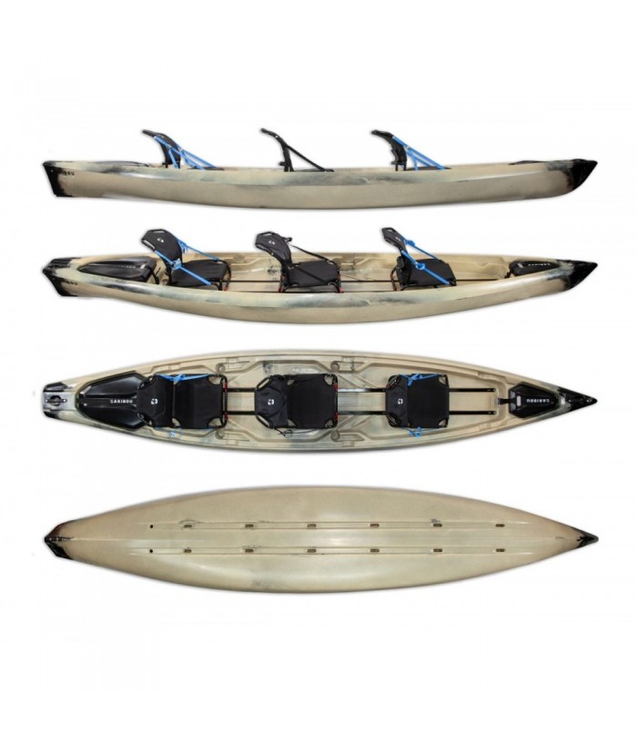 Hybrid Sit On Top kayak CARIBOU ANTIA 490