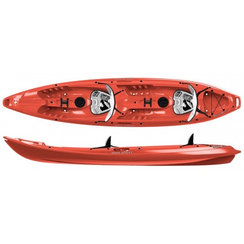 Sit On Top kayak PERCEPTION SCOOTER X TANDEM  WHITE-OUT